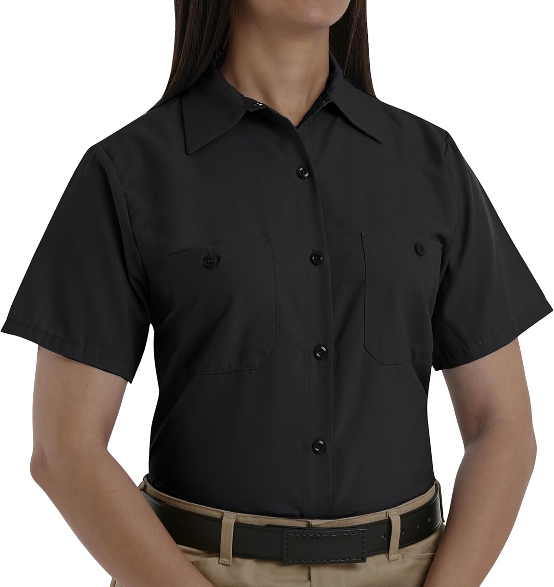 Red Kap Women's Standard Size Short Sleeve Industrial Work Shirt