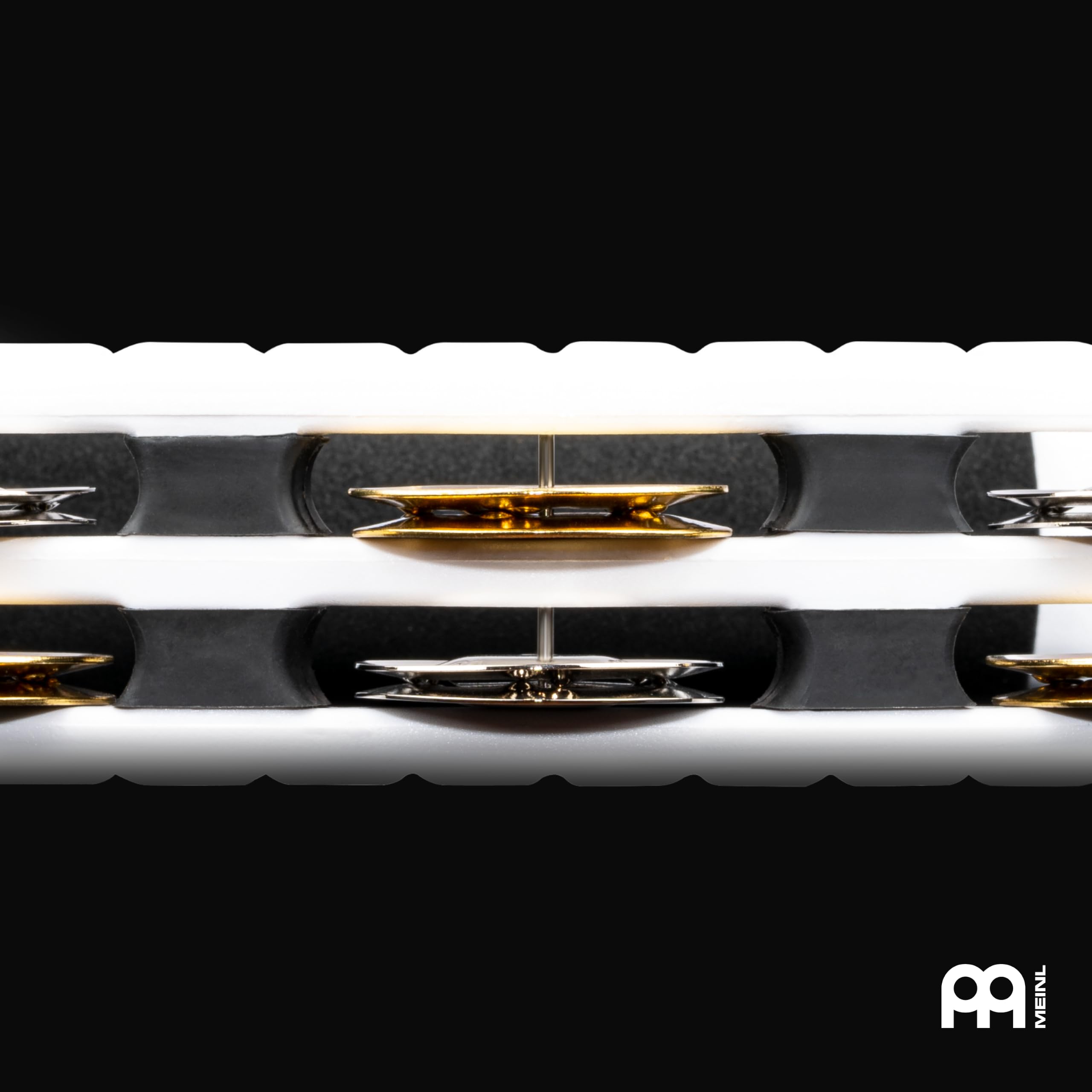 Meinl Tambourin main TMT1 m-WH, White - Tambourin