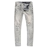 Men Sean Knee Shreds Jeans (Black Shadow)