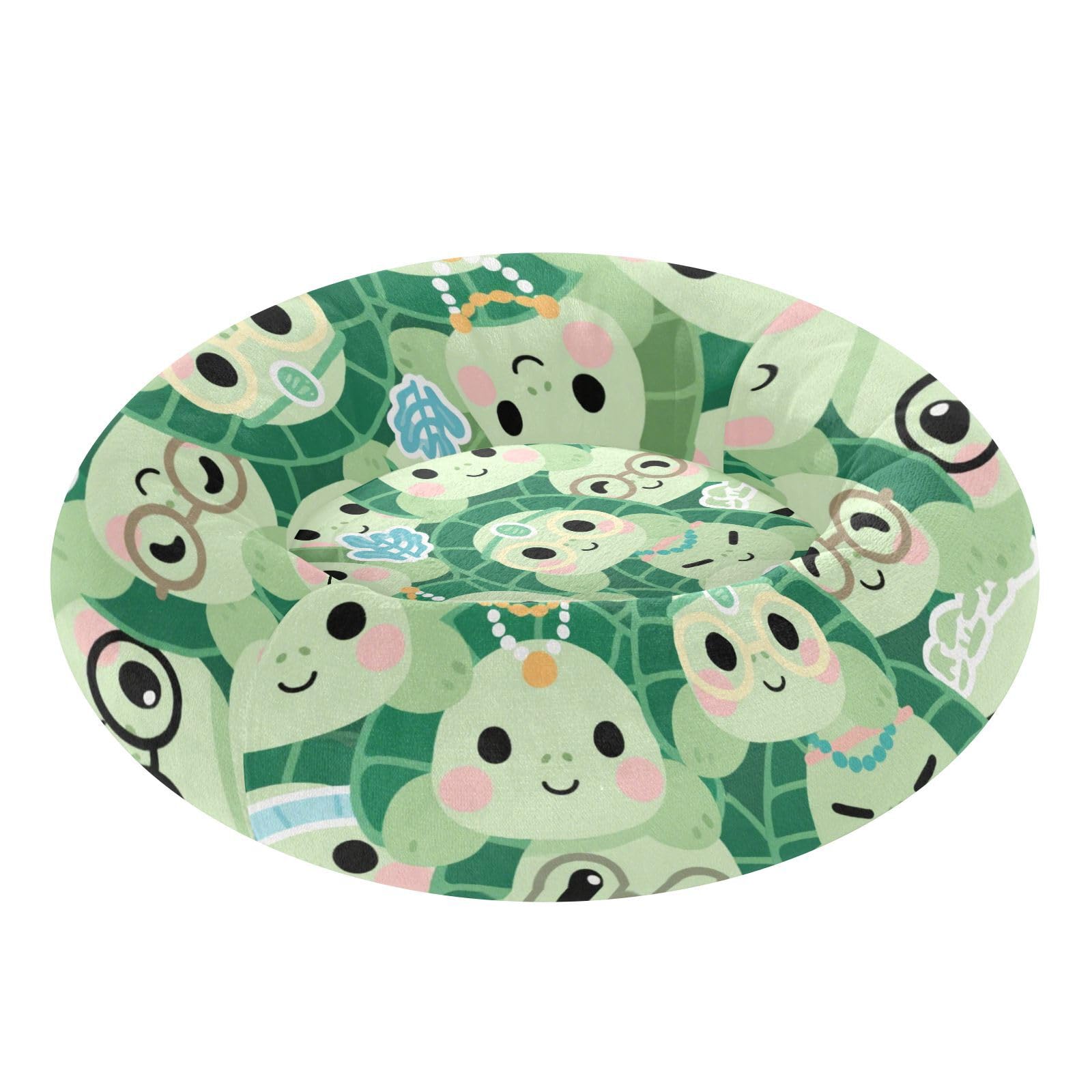 Lit tortue verte pour animaux de petite taille S dans votre salon