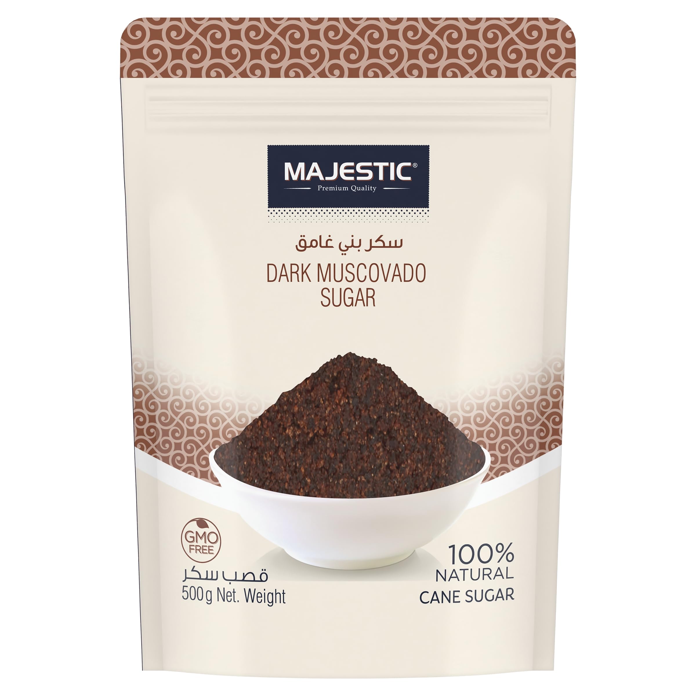 Majestic Dark Muscovado Sugar, 500 gm