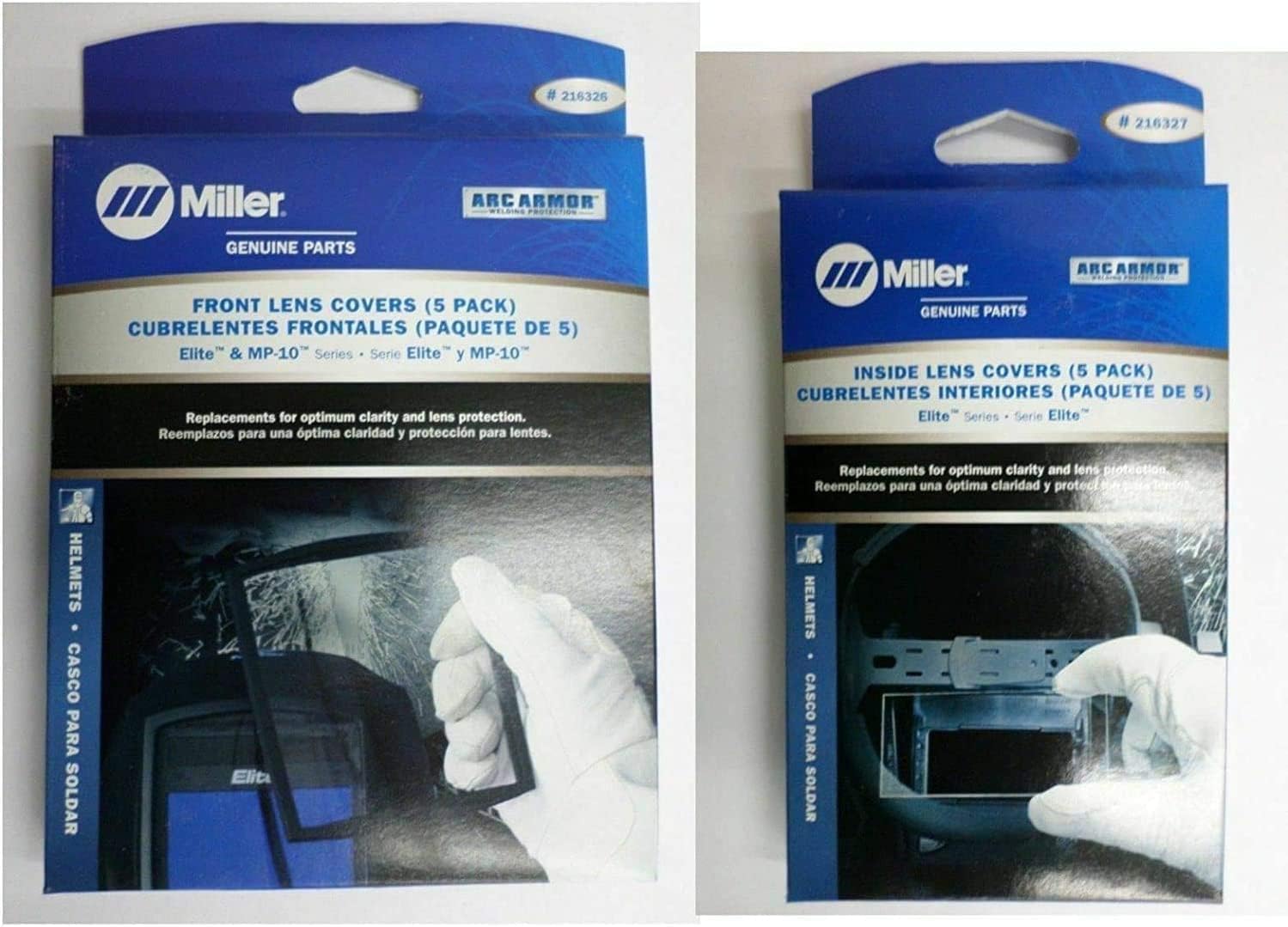 Combo Miller Electric Cover Lens Elite & MP-10 Series 216326-216327