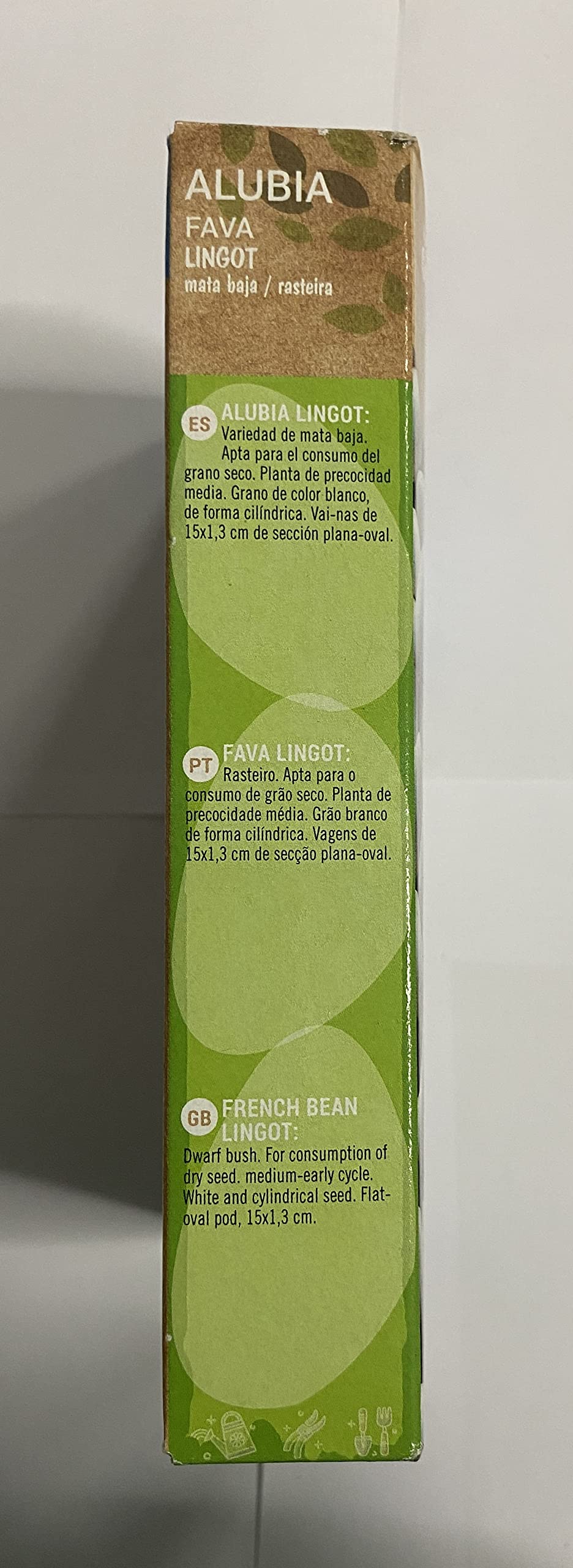 SEMILLA DE FAVA-ALUBIA LINGOT MATA BAJA 250GR