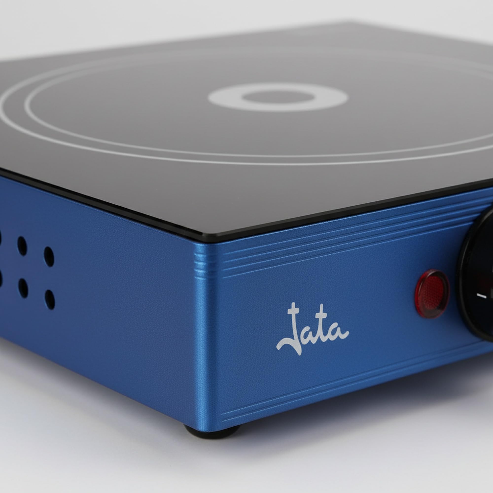 Jata V140 Cocina Eléctrica Vitrocerámica 1 Fuego con Una Placa de 18 cm Cuerpo Metálico Termostato Regulable de Temperatura 2000 W