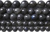 Vista 125 de 45 piezas de cuentas de jade birmano de piedra natural de 5⁄16 pulgadas (8 mm) para hacer joyería, pulseras de cristal de bricolaje