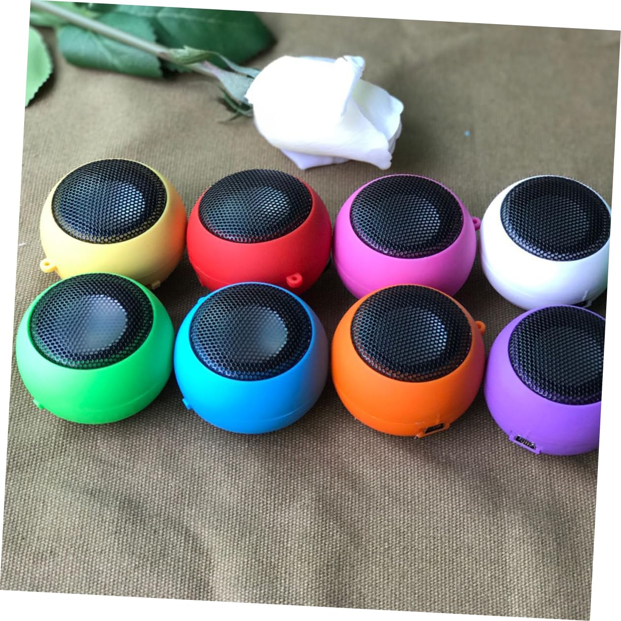 DIYEAH USB Rechargeable Speaker Portable Wired Loudspeaker for Desktop Design for Home Office School Great Present for Friends and Family