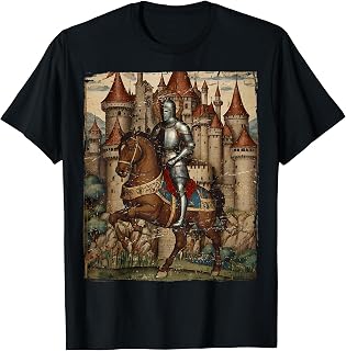 Renaissance Festival Medieval Art Ren Fair Medieval Knight T-Shirt
