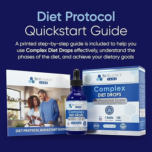 Miniatura 3 de Gotas de dieta complejas las mejores gotas naturales para hombres y mujeres (1 botella, 2 fl oz) - Suministro para 30 días