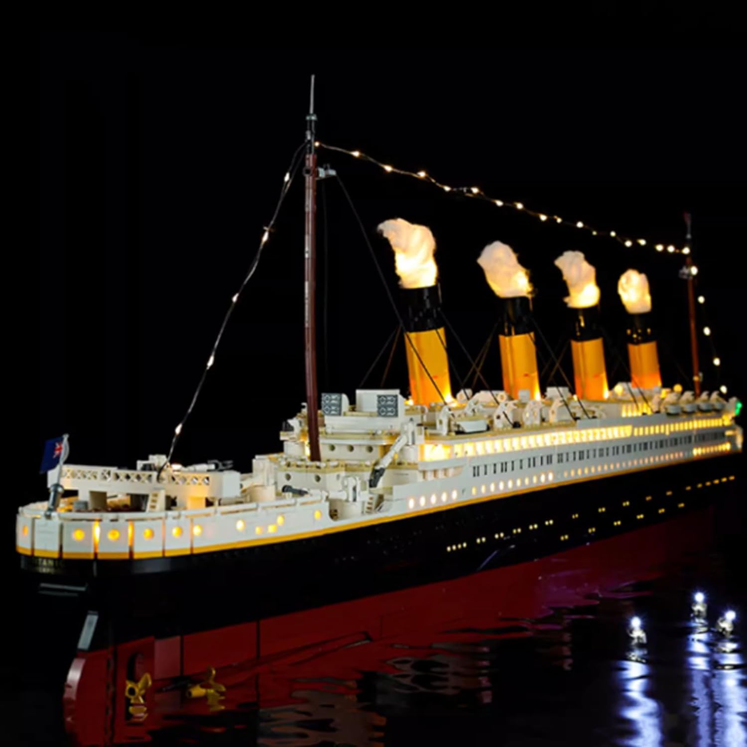 LED Lighting Kit Compatible with Lego 10294 Titanic Cruise Ship Series LED Light Set (Model Kit Not Included - Lighting Components Only) (Classic Model)