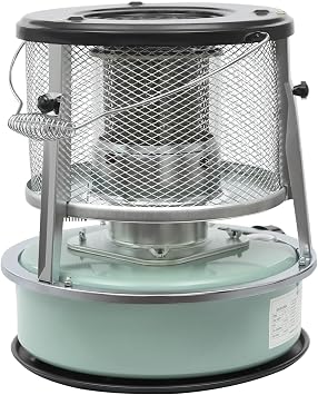 2 in 1 Portable Kerosene Heater, 9000 BTU Kerosene Stove Non-Electric Indoor Outdoor Heater Emergency Oil Heaters for Camping Cooking Emergency Preparedness (Green, 1pc)