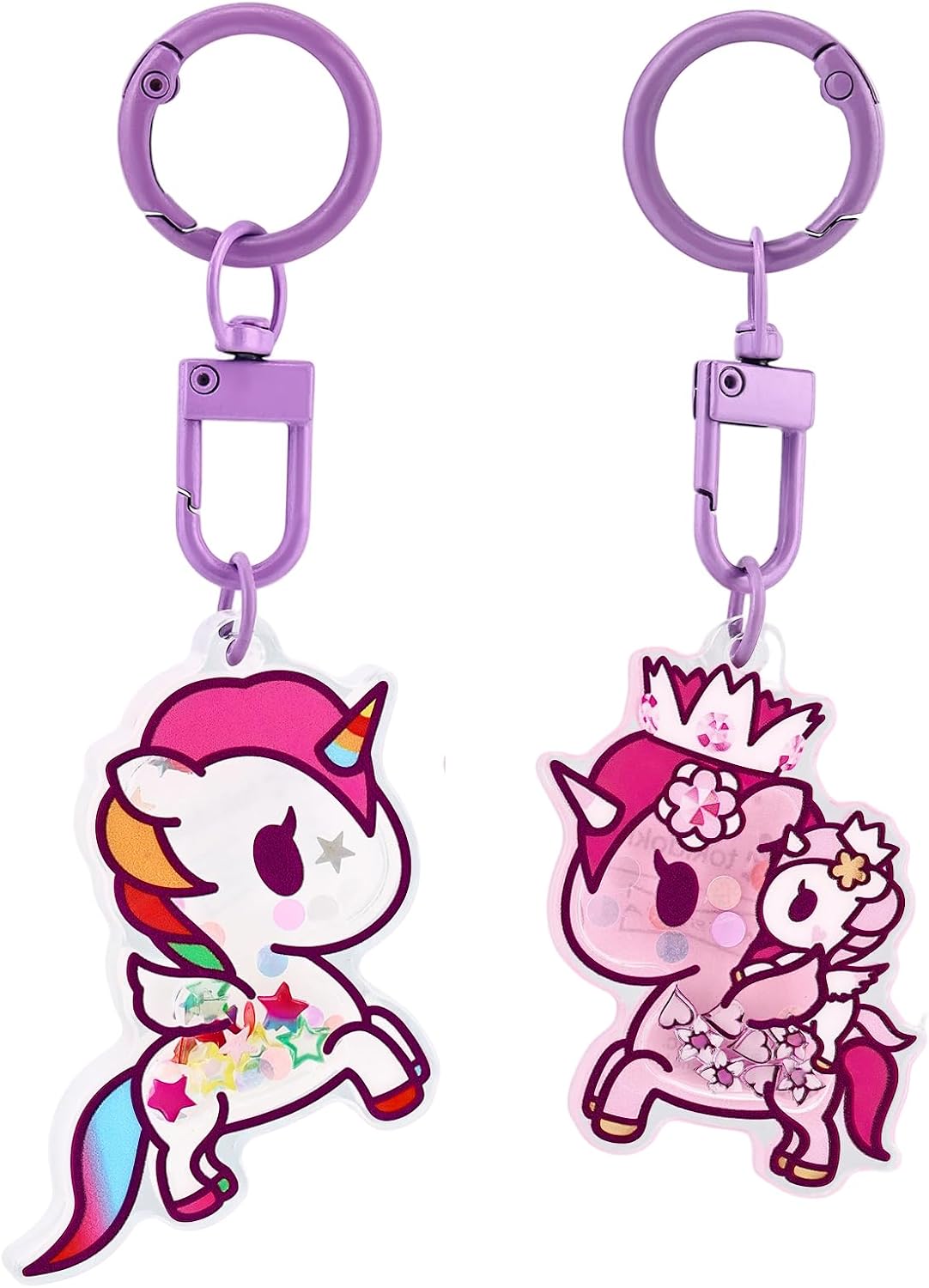 tokidoki 2pcs Cute Unicorno Keychain
