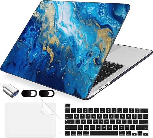 MecBevia Compatible with MacBook Pro 13 inch Case 2022 2021 2020 Release M2 M1 A