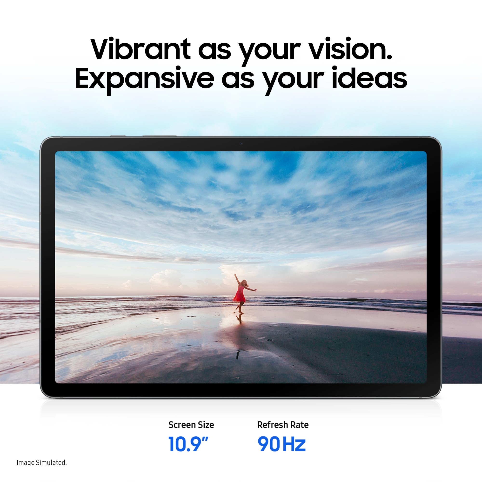Samsung Galaxy Tab S10 Lite, AI Tablet, 6GB Memory, 128GB Storage, 10.9" 90Hz display, S Pen Included, Long Battery Life, Grey, 3 Year Extended Warranty (UK Version) — view 3