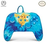 PowerA Enhanced Nintendo Switch and Switch 2 Wired Controller - Tie Dye Pikachu, Detachable 10ft USB Cable, Mappable Advanced Gaming Buttons, No Batteries Required, Officially licensed