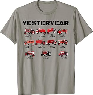 Vintage Red Tractor Yesteryear T-Shirt