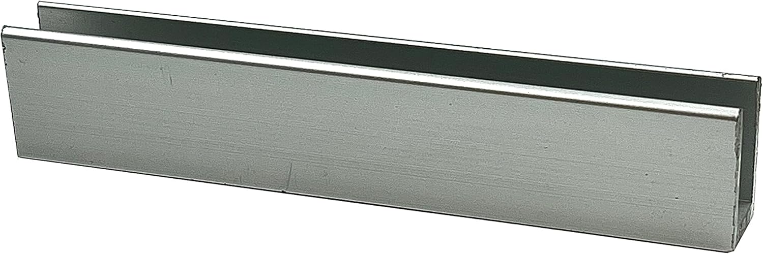 CRL Satin Anodized 5/16 Single Aluminum U-Channel - 95 long