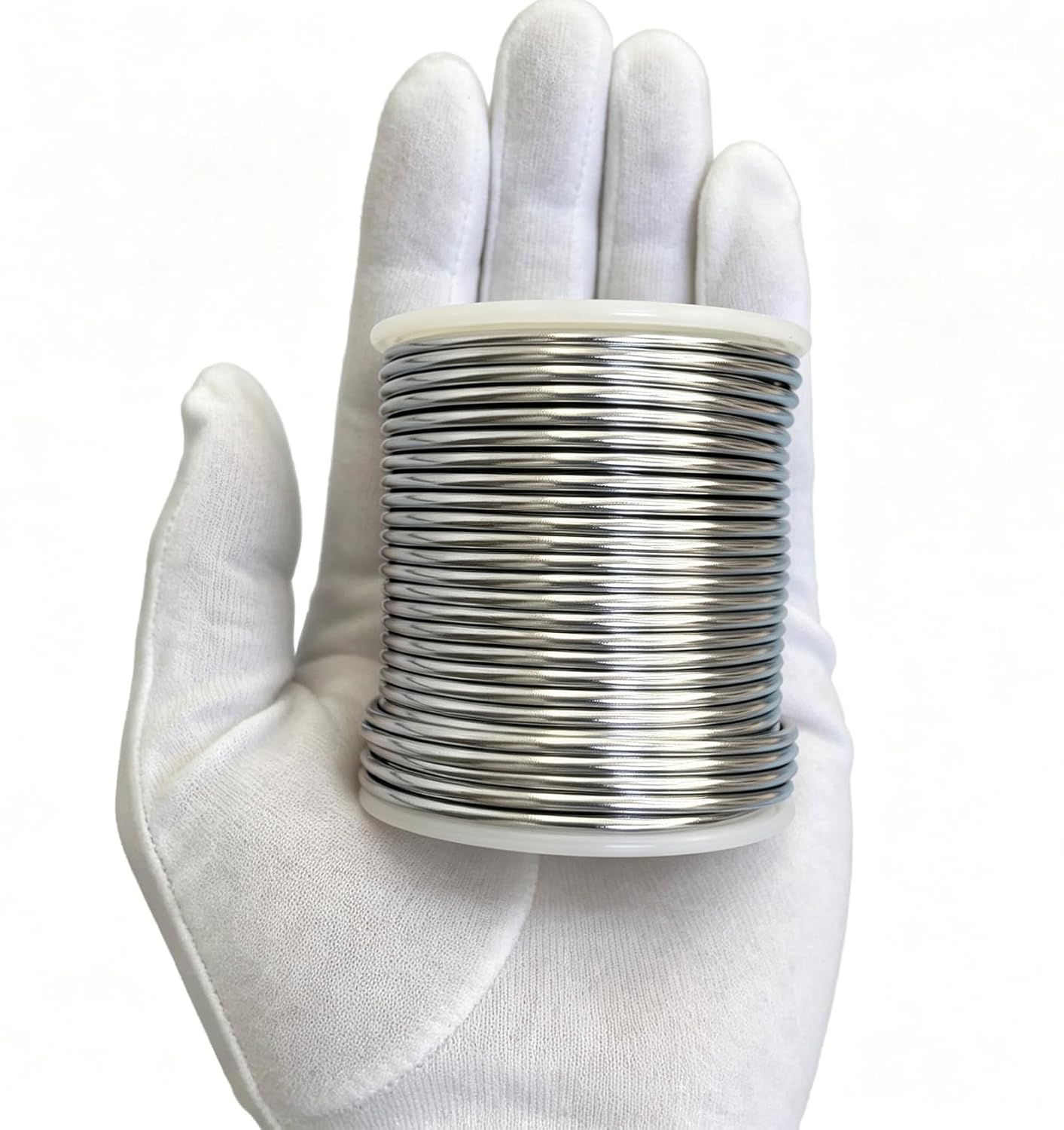 1lb 99.99% High Purity Zinc Wire 65ft 12Ga (2mm) Dia Pure Zinc Wire | Great for jewelry making, crafting, electroplating and DIY handmade projects, premium pure zinc raw material