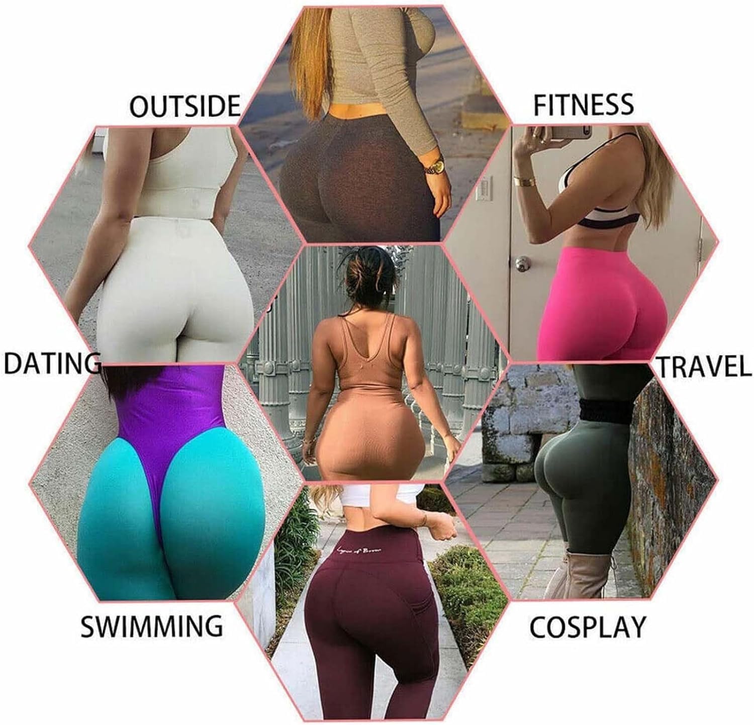 Mutandine in silicone con fica finta, da maschio a femmina, alla caviglia, for potenziare il sollevamento del sedere, for crossdresser(Brown,Basic)