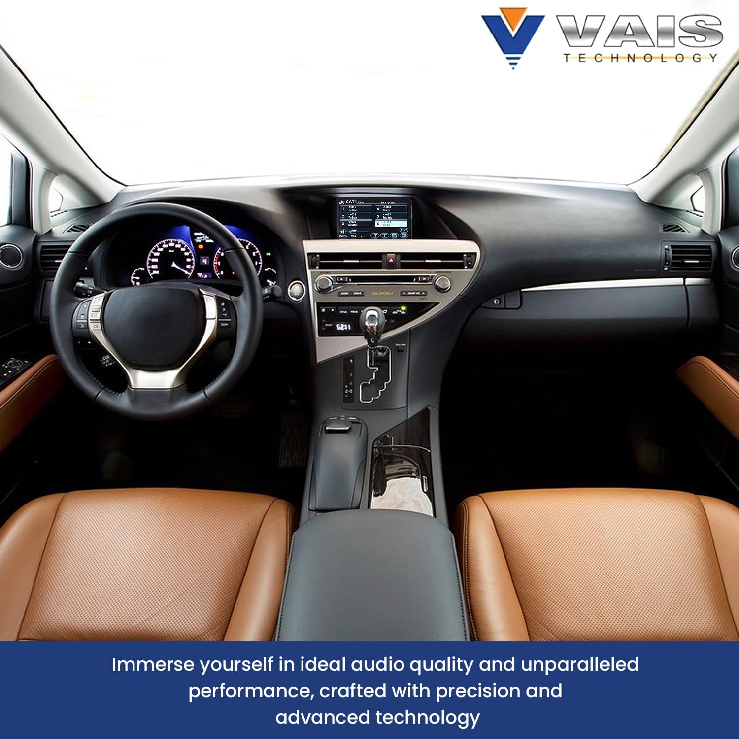 VAIS Technology SL3sat-T-w/Tuner Kit Tuner kit SiriusXM Satellite Radio Add-on Adapter - Compatible with Toyota Models - Automotive Grade Quality & DIY Installation