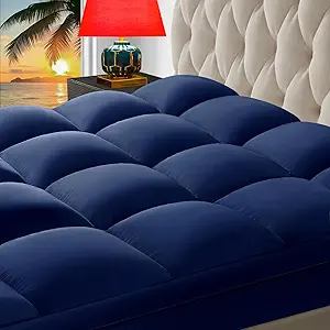 CHOKIT Full Mattress Topper, Extra Thick Pillow Top Mattress Pad for Back Pain Relief, Cooling Bed Topper Mattress Cover with 8-21 Inch Deep Pocket