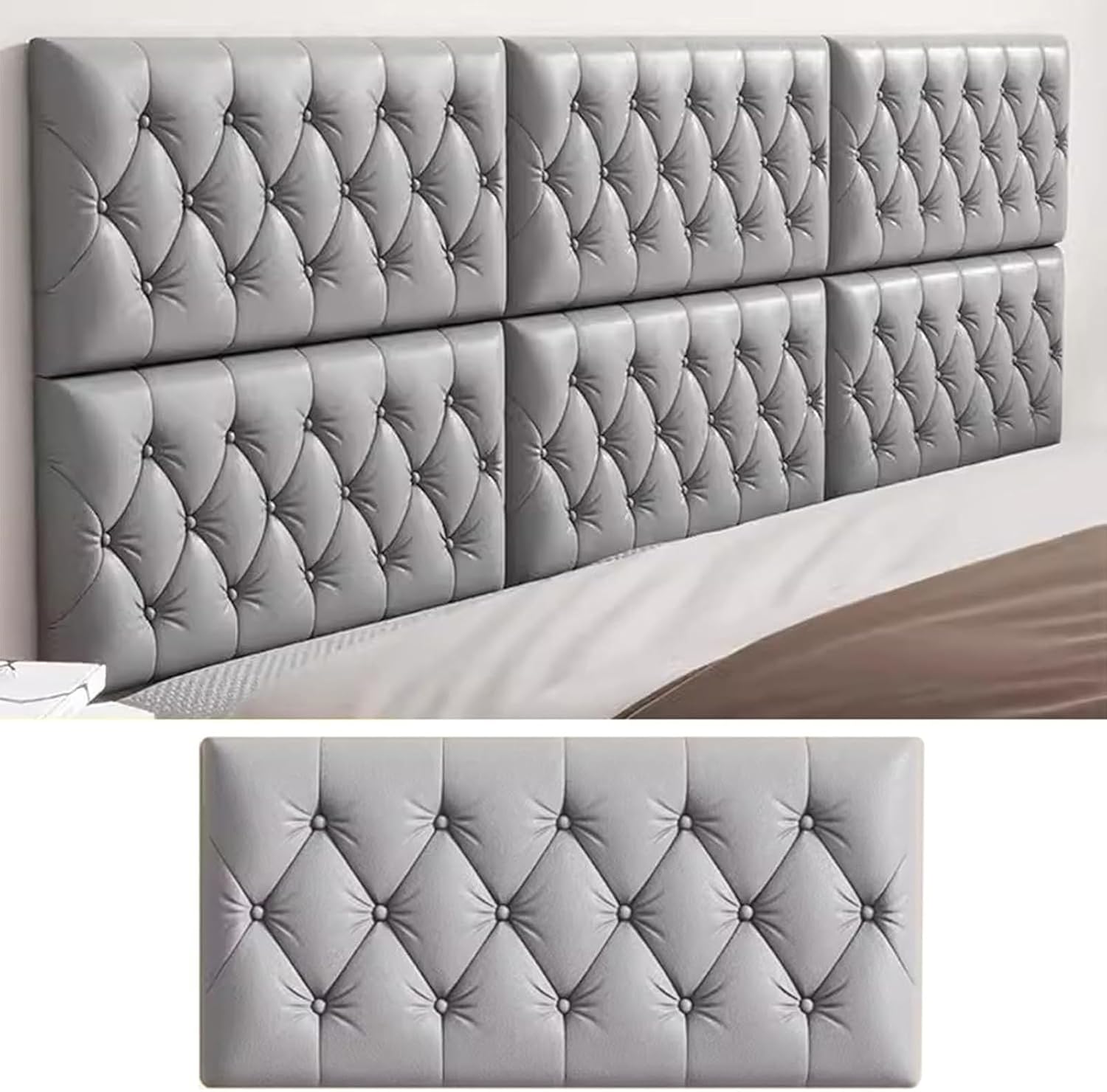 Padded Wall Panels, Self-Adhesive Soft Wall Panels, Anti-Collision Wall ...