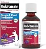 Robitussin Childrens Cough and Chest Congestion DM, Cough Medicine for Kids, Grape Flavor - 4 Fl Oz Bottle, 300318715130