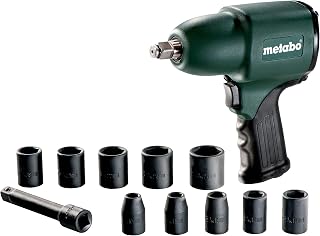 604118500 DSSW 360 Set 1/2" Air Impact Wrench in Plastic Carry Case 6 litres/Minute Pneumatic Screwdriver, Green