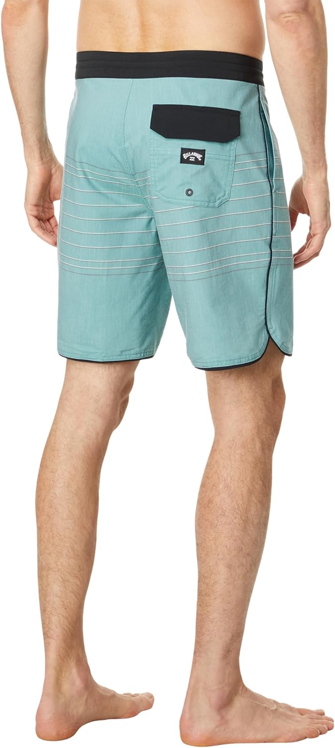Billabong Men's 73 Lo Tides Boardshort, 4-Way Performance Stretch, 19 Inch Outseam