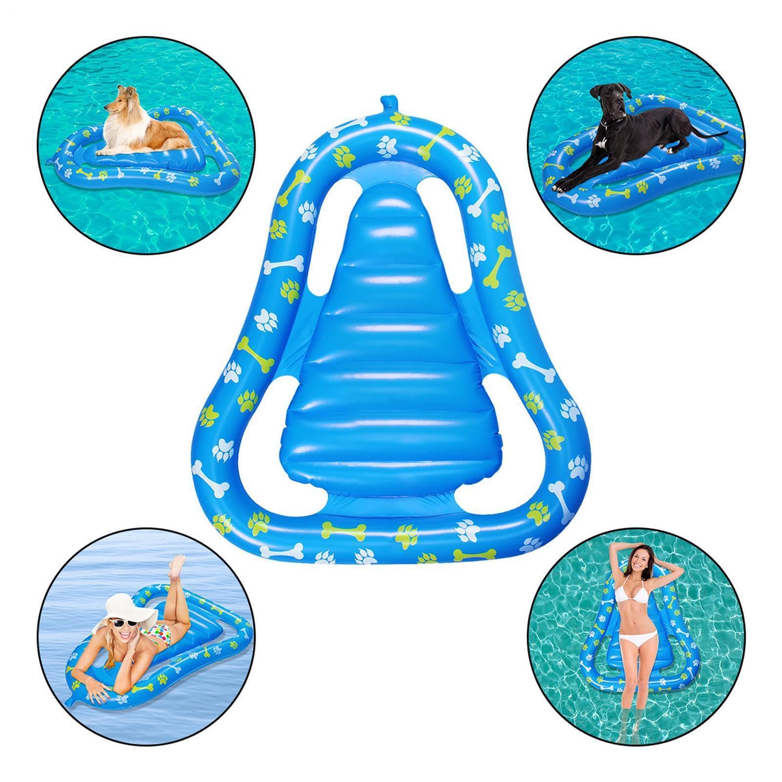 Piscina gonfiabile per cani, galleggiante per lago e laghetto