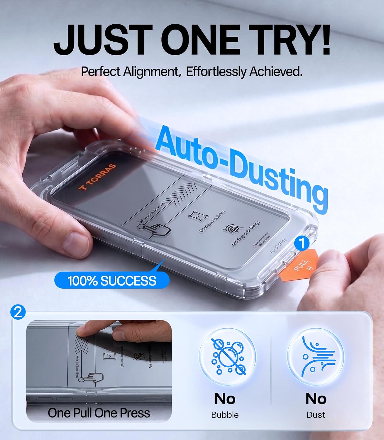 TORRAS SunView AR for iPhone 18 Pro Max Screen Protector, Anti-Reflective