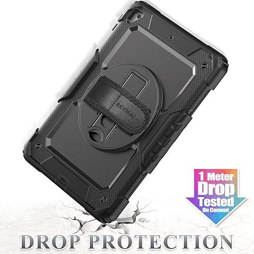 Miniatura 6 de SEYMAC stock Funda para iPad de 6ª / 5ª Generación Funda/Air 2 / Pro de 9.7 pulgadas, Protección Resistente con Protector de Pantalla, con Soporte