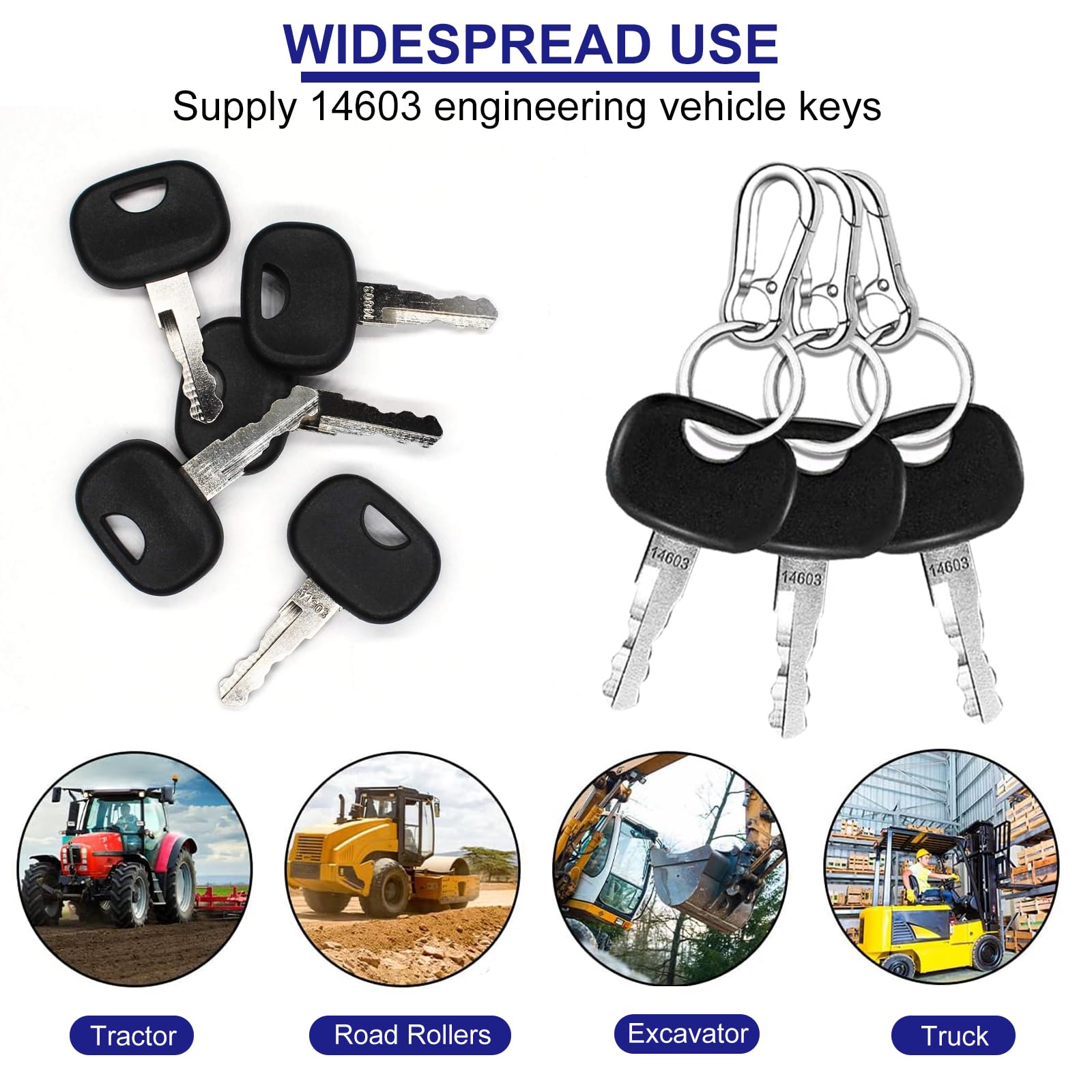 Kit 18 Chiavi Di Accensione Universali Per Macchine Edili - Escavatori, Bulldozer E Veicoli Da Cantiere - Foto 9