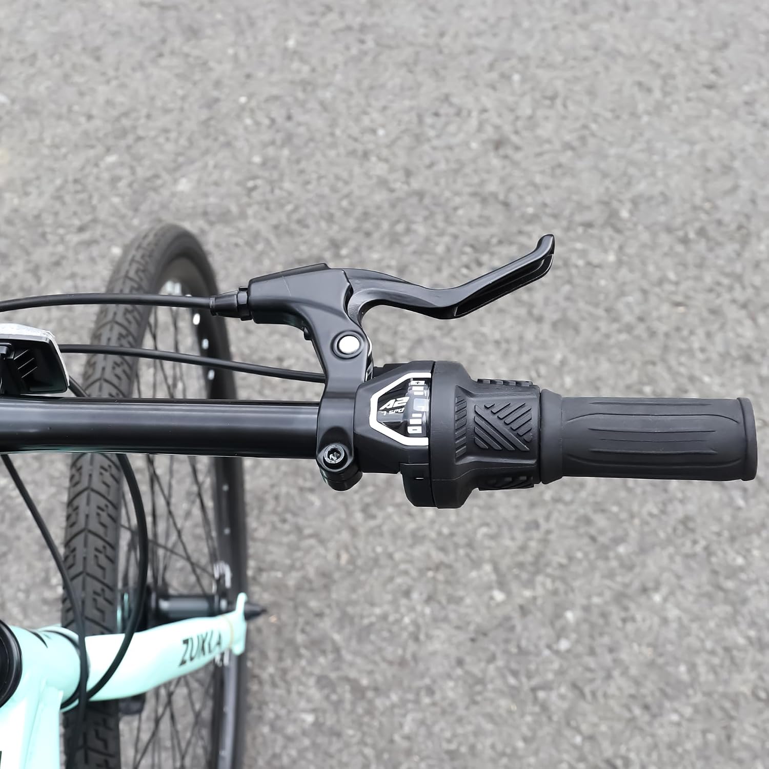 L-TWOO MEGHNA Bike Shifter 7 Speed Right Twist Shifter Grip Shifting for Mountain Bike Folding Bike Kids Bike Hybrid Bike Tricycle(7 - Speed)