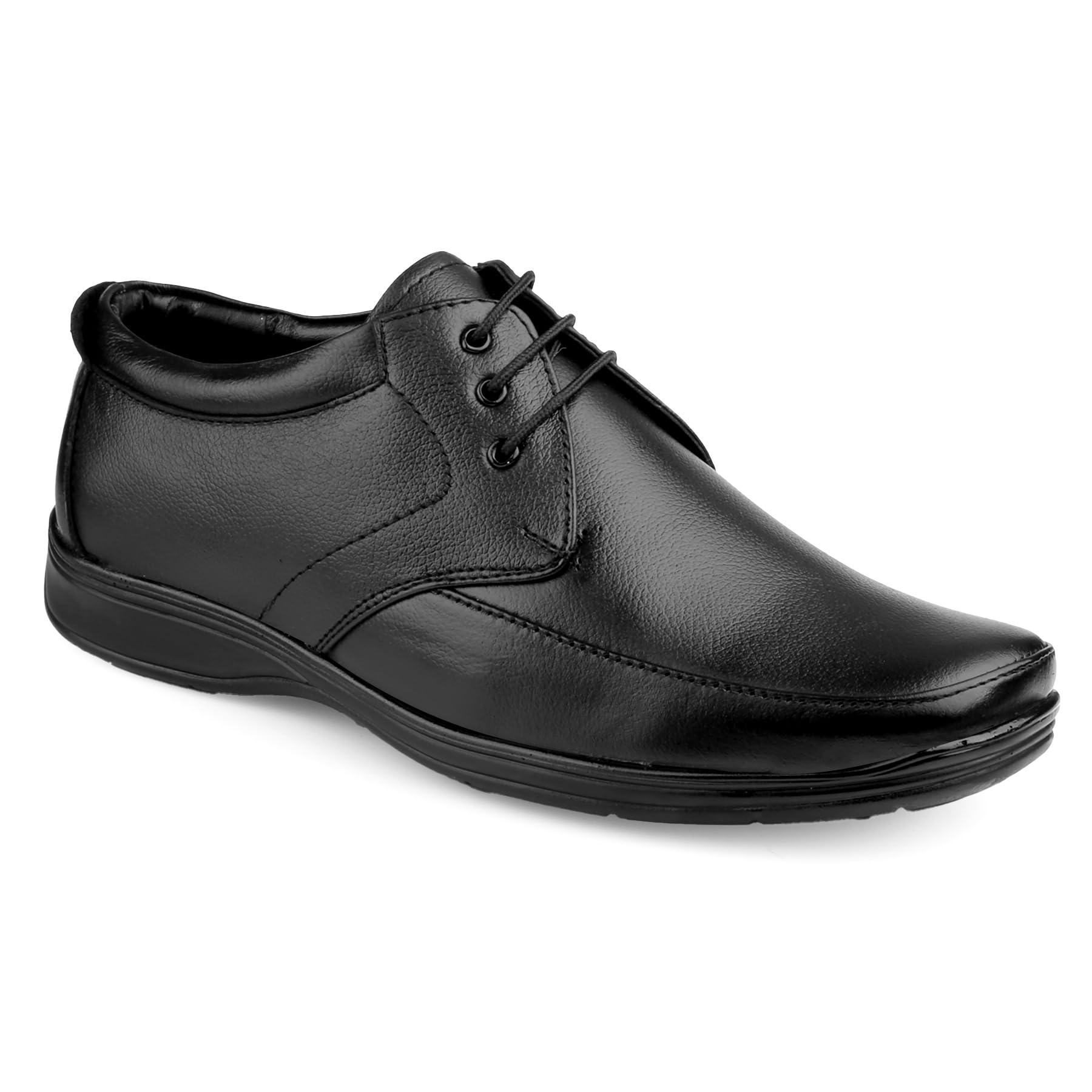 LEATHERSOFTY Mens Black Formal Lace up Derby Shoes (B0D9TCX4HG) Amazon Price History, Amazon Price Tracker