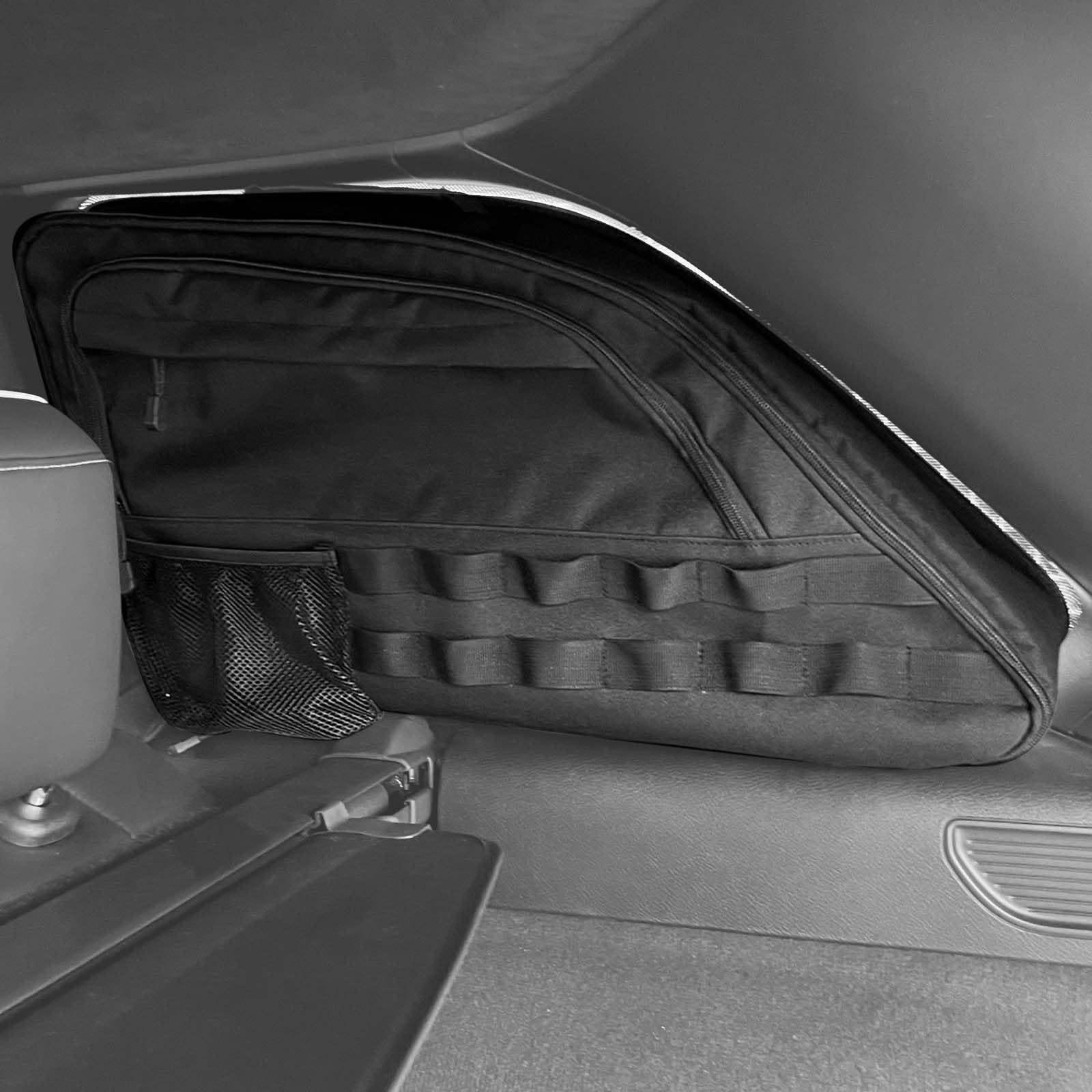 Linskip Rear Side Window Storage Bag Compatible with 4th gen Jeep Grand Cherokee 2011-2020, Storage Bag for Jeep Grand Cherokee Trunk Organizer Accessories(black)