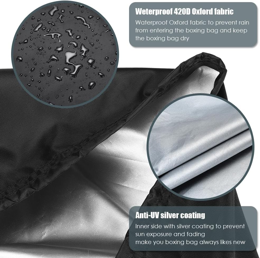 Punching Bag Cover Outdoor Standing Boxing Bag Cover Waterproof Freestanding Punching Bag Protective Cover Free Standing Boxing Bag Cover