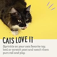 Vista 7 de Catnip, hierba gatera totalmente natural prémium (8 oz de corte fino)