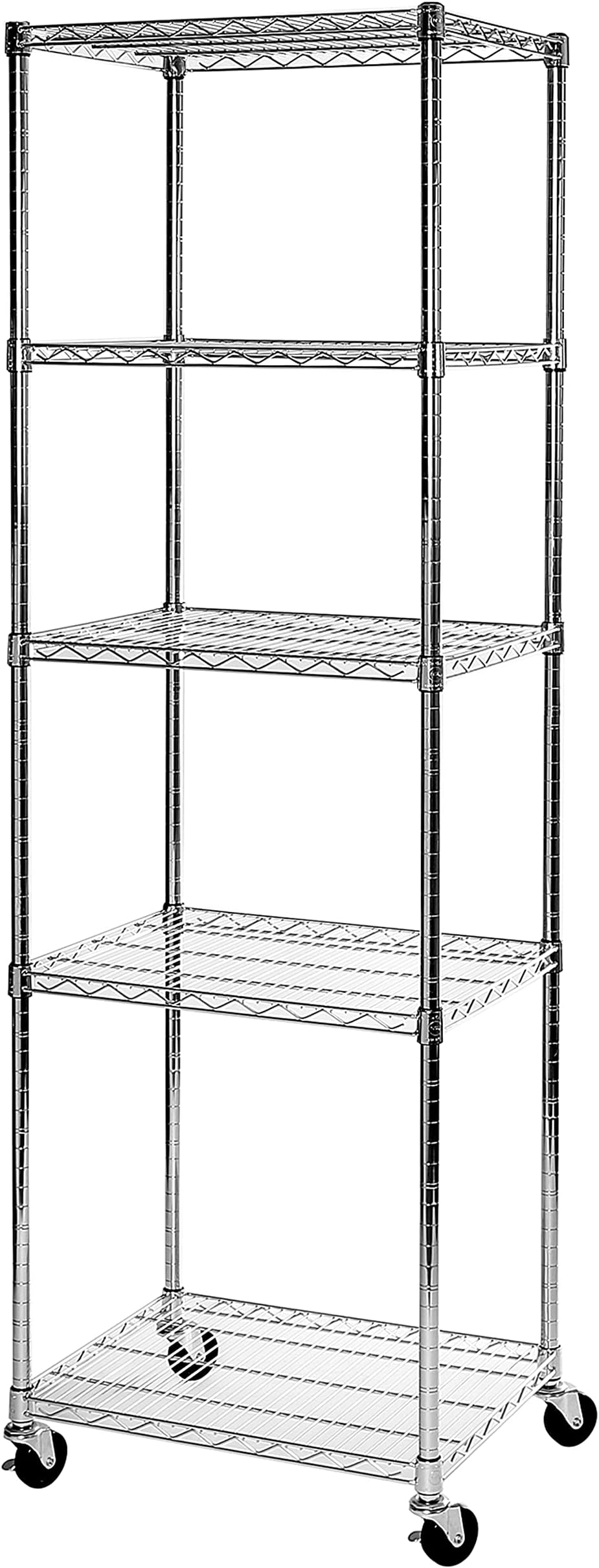 Seville Classics Solid Steel Wire Shelving Storage Unit Adjustable