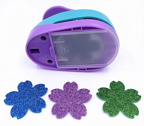 Miniatura 6 de TECH-P Creative Life - Tarjetas de álbum de prensa a mano de 2 pulgadas, varios patrones, perforadora de papel, tarjetas de álbumes de recortes,