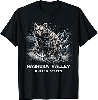 Nashoba Valley United States Ski Skiing Skier T-Shirt