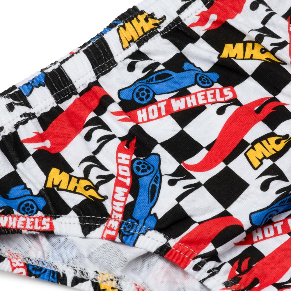 Hot Wheels Lot de 5 slips pour garçons de 2 à 7 ans