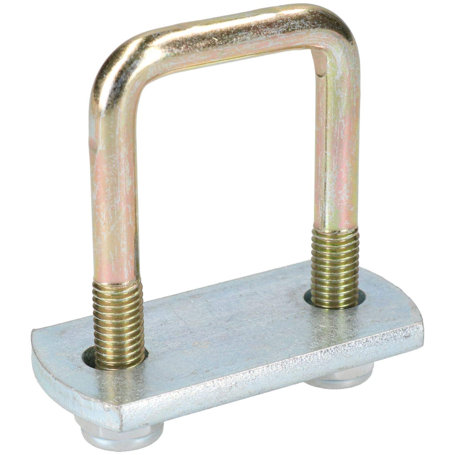 Cavallotto N-Bolt M10 40 mm x 70 mm con piastre e dadi ad alta resistenza.