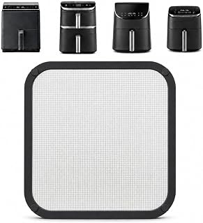 Mudguard for Airfryer 22×21.2cm Compatible with Cosori Dual Blaze 6.4L | Stainless Steel Filter with Silicone border +pc built-in magnets - Air fryer accessories