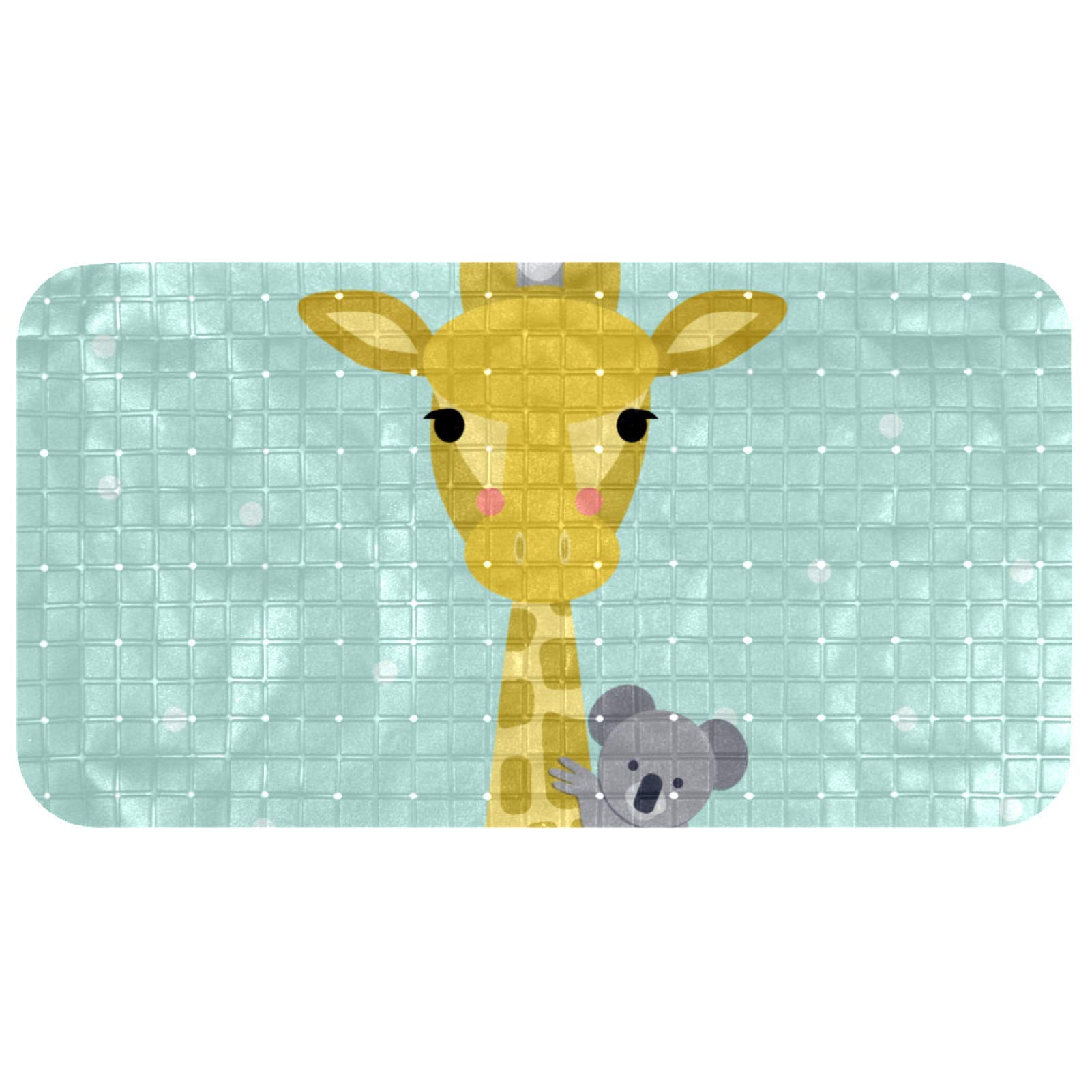 Tapis de douche lavable en machine pour le bain amusant des enfants