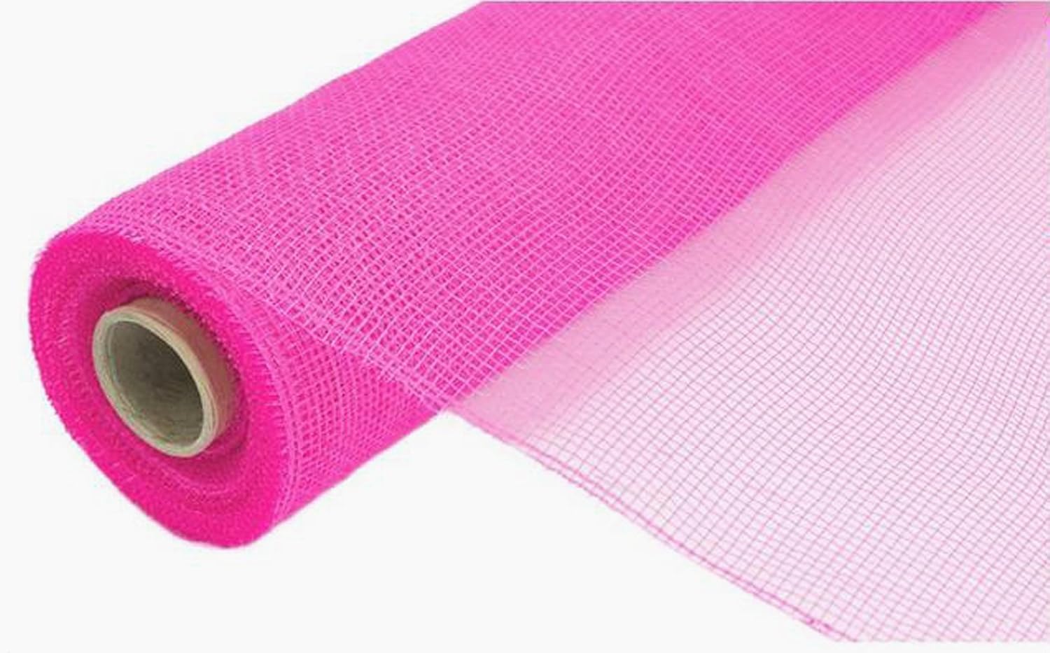 Amazon.com: Deco Poly Mesh Ribbon - Hot Pink Non Metallic - 10 Inch x ...