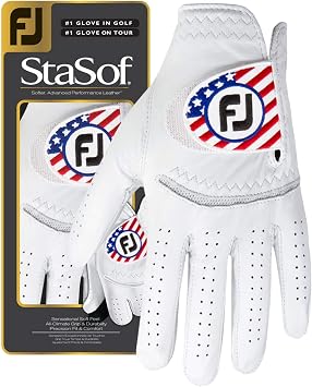 FootJoy Mens StaSof Flag Prior Generation Gloves