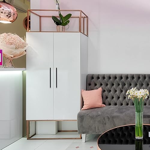 Vista 6 de Ravinte Paquete de 10 tiradores cuadrados de gabinete de 10 pulgadas, manijas negras de gabinete de cocina, accesorios de cocina negro mate