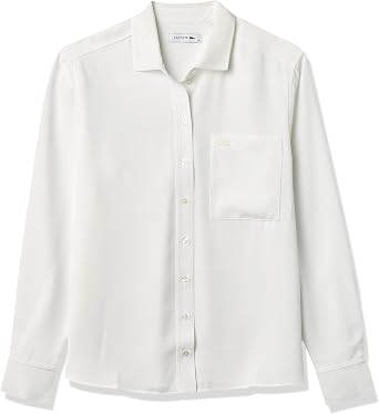Amazon.com: Lacoste - Camisa de manga larga con botones para mujer : Ropa,  Zapatos y Joyería