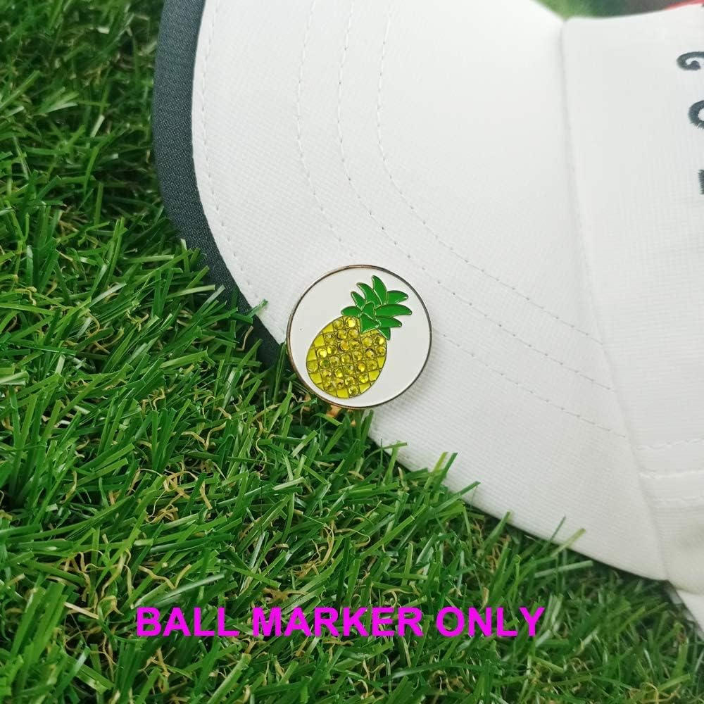 GOLTERS Golf Ball Markers Assorted Patterns Value Pack of 12 Golf Gifts, Golf Cap Clips and Divot Repair Tools Partner Accessories Sets for Men Women Golfer