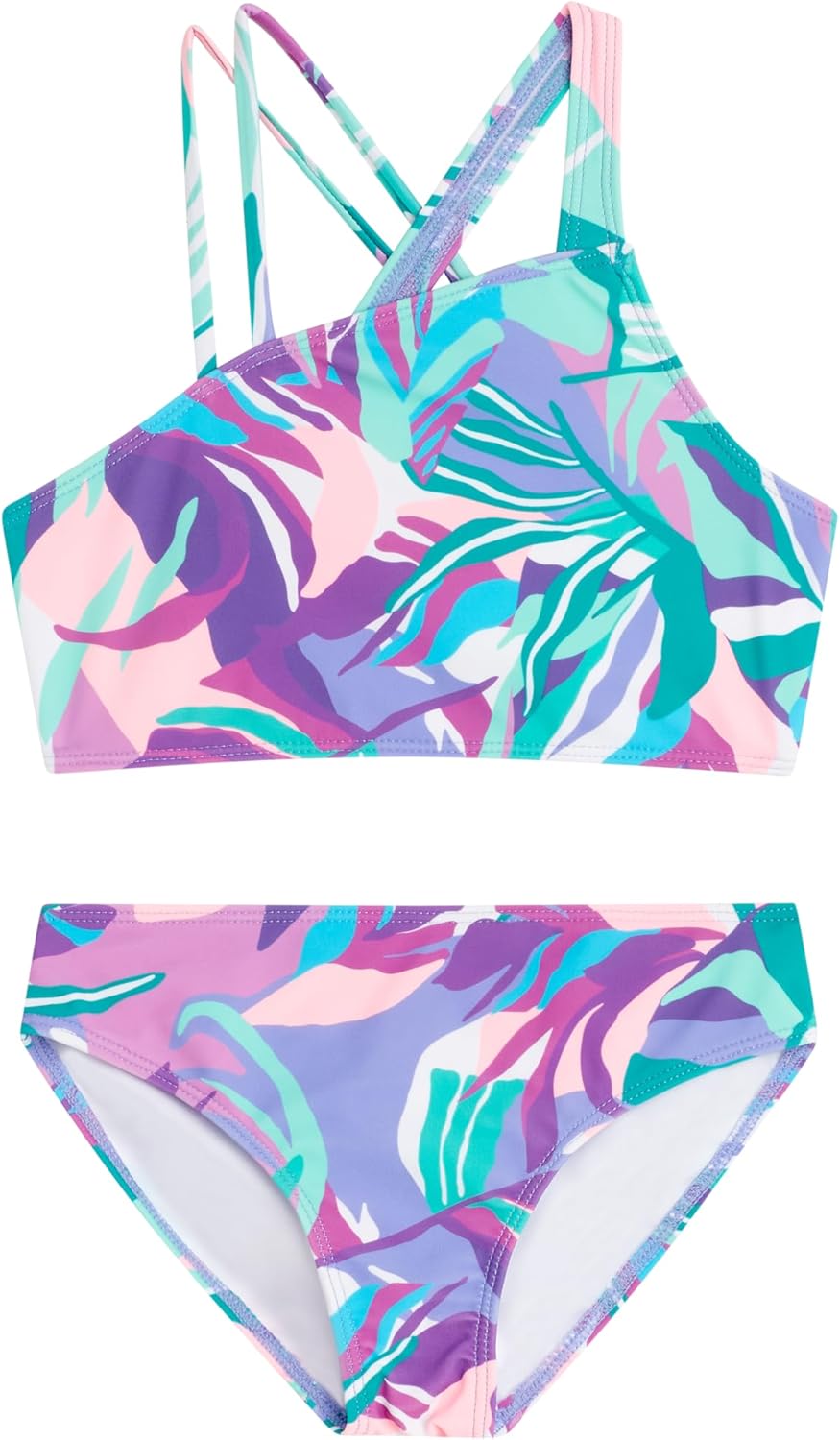 Kanu Surf Girls' Julia UPF 50+ Beach Sport Angle Bikini